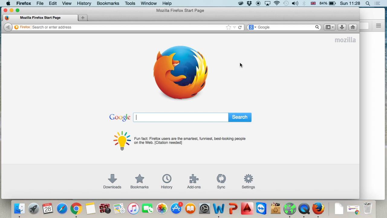 Firefox version 23